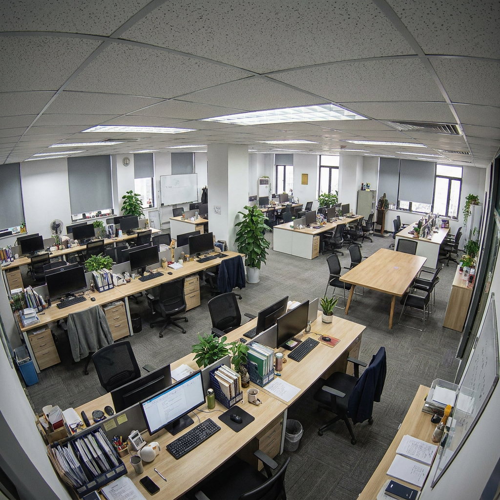 Équipe Sky See au travail sur la plateforme de supervision